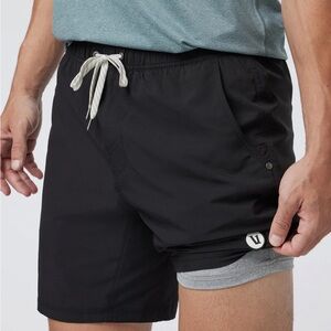 Vuori Black Athletic Shorts
